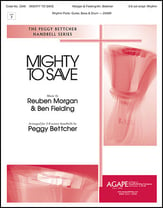 Mighty to Save Handbell sheet music cover
